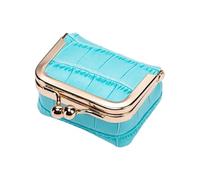 YIGZYCN Pochettes à bijoux de voyage en cuir véritable avec doublure en peluche pour le rangement des accessoires, petites pochettes à bijoux