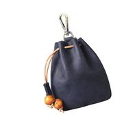 YIGZYCN Pochettes de présentation de bijoux en cuir, petite solution de suspension, sac de rangement parfait pour boucles d'oreilles, bracelets, placard, salle de bain, porte-bijoux en cuir, crochet