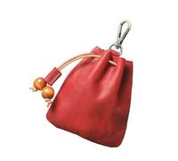 YIGZYCN Pochettes de présentation de bijoux en cuir, petite solution de suspension, sac de rangement parfait pour boucles d'oreilles, bracelets, placard, salle de bain, porte-bijoux en cuir, crochet