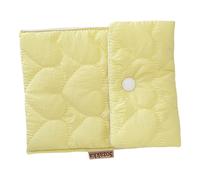 YIGZYCN Pochettes menstruelles pour serviettes hygiéniques - Portable et réutilisable - Pour tampons menstruels - Pour femme, jaune