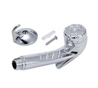 YIGZYCN Pomme de douche en ABS robuste pour camping-car, autonomie de 160 minutes, étanchéité IPX8, buse rotative avec sac de rangement inclus, douche extérieure portable avec batterie rechargeable