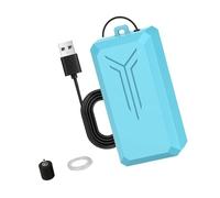 YIGZYCN Pompes à oxygène USB efficaces pour aquarium avec sortie de 1,2 L par heure pour habitat de poisson et pêche en plein air