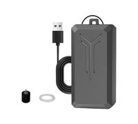 YIGZYCN Pompes à oxygène USB efficaces pour aquarium avec sortie de 1,2 L par heure pour habitat de poisson et pêche en plein air