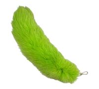 YIGZYCN Porte-clés décoratif doux en forme de queue d'animal - Porte-clés coloré pour sac à main - Pendentif unique pour sac à main, vert fluorescent, taille unique