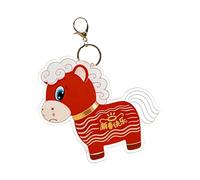 YIGZYCN Porte-clés en acrylique avec pendentif cheval - Accessoire pour sac à dos, sac à main, sac à main - Cadeau idéal pour un beau propriétaire d'animal