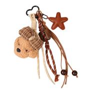 YIGZYCN Porte-clés en corde tressée - Décoration de sac à main - Porte-clés de voiture - Accessoire tendance - Breloque pour sac à main