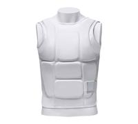 YIGZYCN Protège-poitrine d'entraînement respirant avec absorption des chocs et sangles réglables pour une pratique sûre du karaté