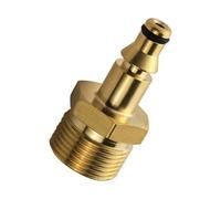 YIGZYCN Raccord à libération rapide en laiton lourd pour nettoyeurs haute pression compatible avec l'adaptateur de buse standard de 6,35 mm