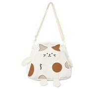 YIGZYCN Sac à bandoulière en nylon pour femme - Grande capacité - Style décontracté, blanc