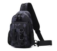 YIGZYCN Sac à bandoulière pour matériel de pêche en plein air, sac de rangement pour matériel de pêche, sac de transport pour la randonnée, a