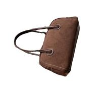 YIGZYCN Sac à bandoulière rétro pour femme en cuir synthétique avec fermeture éclair pour un usage quotidien et de soirée Sac à main tendance sous les bras, café