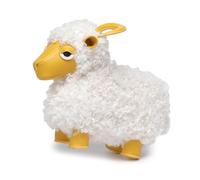 YIGZYCN Sac à bandoulière tendance sur le thème des moutons avec fermetures éclair - Sac à bandoulière en polyuréthane idéal pour les trajets en bandoulière, jaune