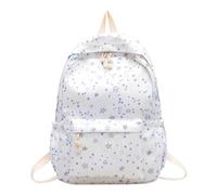 YIGZYCN Sac à livres multifonction en nylon avec plusieurs compartiments de rangement ergonomiques pour adolescents, voyageurs, navetteurs, ordinateur portable, bleu