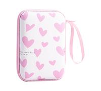 YIGZYCN Sac de rangement carré coloré de dessin animé résistant aux chocs, design portable pour accessoires électroniques, organisateurs de voyage, étui pour appareil numérique résistant aux chocs