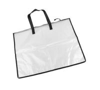 YIGZYCN Sac de rangement surdimensionné pour matériaux d'art, base en PVC imperméable avec poignées renforcées, fermeture éclair sécurisée, tissu robuste, sac à bandoulière pour équipement d'art