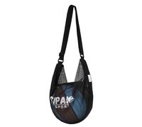 YIGZYCN Sac de transport avec plusieurs compartiments et bandoulière réglable en nylon imperméable pour l'entraînement de basket-ball fin