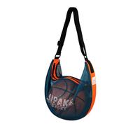 YIGZYCN Sac de transport avec plusieurs compartiments et bandoulière réglable en nylon imperméable pour l'entraînement de basket-ball fin