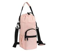 YIGZYCN Sac de transport pour bouteille d'eau avec cordon de serrage et sangle réglable, support de sport thermique