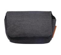 YIGZYCN Sac en coton et lin résistant à l'eau et durable avec doublure en peluche pour étui d'appareil photo G9X G7X, Noir