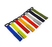 YIGZYCN Sangle nouée réglable en nylon avec bouton pour canne à pêche - Ceinture de liaison pour canne à pêche - Sangles d'extérieur - Attache pour outils de pêche