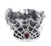 YIGZYCN Serre-tête araignée en forme de couronne de cristal pour cosplay, bal masqué, parfait pour Halloween et fêtes costumées