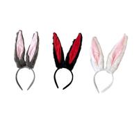 YIGZYCN Serre-tête avec oreilles de lapin pour adultes et enfants, doux et confortable, surdimensionné pour usage quotidien, fête, jeu de rôle