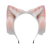 YIGZYCN Serre-tête en forme de chat en peluche avec bande réglable - Accessoire de cheveux pour cosplay et amateurs de fête