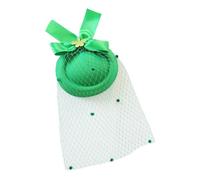 YIGZYCN StPatricks Chapeau haut-de-forme avec pince à cheveux pour femme, carnaval, fête, rassemblement, chapeau bibi pour la fête nationale irlandaise