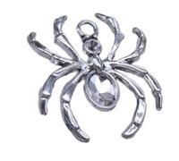 YIGZYCN Style couronne araignée en métal avec cristaux - Accessoires de couture pour applications artistiques créatives - Accessoires de costumes en alliage
