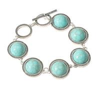 YIGZYCN Style vintage - Accessoire de bijoux en pierre portable pour femme avec perles robustes et ajustement confortable et élégant