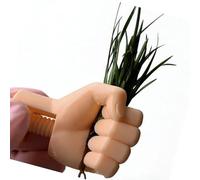 YIGZYCN Support créatif pour plantes - Accessoire unique - Hauteur réglable - Pour la maison, le bureau, le jardin - Décoration fantaisie - Support imprimé en forme de bras