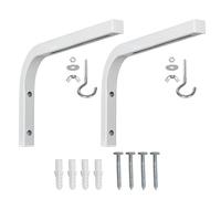 YIGZYCN Support de plafond en forme de L pour écran de projection - Fixation murale et plafond - Kit d'installation complet