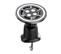 YIGZYCN Support de téléphone antidérapant pour grille d'aération de voiture - Crochet réglable rotatif à 360° pour appareils de 4 à 7 pouces