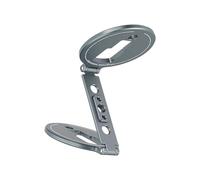 YIGZYCN Support de téléphone pliable avec rotation et cadre en aluminium - Double design portable réglable pour 12-17 - Support de téléphone en aluminium facile à transporter