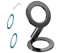 YIGZYCN Support de téléphone pliable double face en aluminium pour salle de sport, cuisine, bureau, accessoire multifonction, support fin