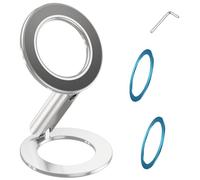 YIGZYCN Support de téléphone pliable double face en aluminium pour salle de sport, cuisine, bureau, accessoire multifonction, support fin