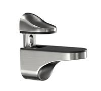 YIGZYCN Support d'étagère en verre réglable en métal - Fixation murale - Multifonctionnel - Étagère en verre pour salle de bain