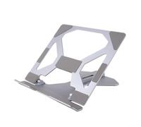 YIGZYCN Support ergonomique pliable pour ordinateur portable - Hauteur réglable pour travail collaboratif - Rangement facile - Refroidissement ergonomique pour ordinateur portable