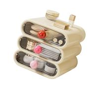 YIGZYCN Tiroir de rangement pour produits cosmétiques offrant plusieurs couleurs divisées et organisées. Tiroir de rangement pour maquillage