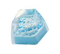 YIGZYCN Touches en colophane pour claviers mécaniques - Transparentes - Avec une sensation physique confortable - Prise en main confortable - Touches en colophane