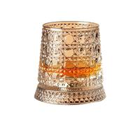 YIGZYCN Verre à whisky rotatif en cristal pour un usage domestique, des réunions entre amis, verres à bière élégants, récipient à whisky rotatif élégant pour une utilisation et des fêtes avec base