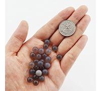 YIHANSS 10pcs 0,26 '' -. 33 '' Magic Crystal Blue Goldstone Ball Divination Sphere Ornement pour Fengshii, scrying, décoration de la Maison, Bouddha Bracelet Perles