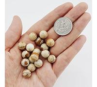 YIHANSS 30pcs 0,26 '' -. 33 '' Ornement de la sphère de Divination de la Boule Bleue Naturelle Naturelle pour Le fengshi, scrying, décoration Domestique, Bouddha Bracelet Perles