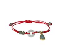 YIHANSS 925 Sterling Silver Jade gourd charme bracelet Jade Bracelet Bracelet Bracelet Gift Cinnabar