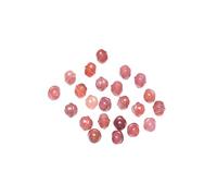 YIHANSS Agate rouge naturel Colon Color Agate Bell Crystal Bracelet Pendant les accessoires de bricolage, 1pc Cinnabar (couleur: 1pc)