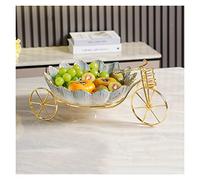 YIHANSS Assiettes d'affichage, bol à fruits, assiette de fruits séchés en céramique, support de baies de noix, collations de rangement pour la décoration de salon à domicile
