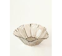 YIHANSS Bol de fruits créatif Petal Crystal compote moderne salon minimaliste room à maison table basse grande personnalité en verre assiette de fruit assiette à fruit plat