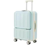 YIHANSS Business Travel Luggage Suises avec des Bagages de Port de Charge USB Extensibles TSA Combinaison de serrures Luggage Lightcase (Couleur: Grün, Taille: 24 Pouces)