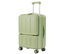 YIHANSS Business Travel Luggage Suises avec des Bagages de Port de Charge USB Extensibles TSA Combinaison de serrures Luggage Lightcase (Couleur: Grün, Taille: 24 Pouces)