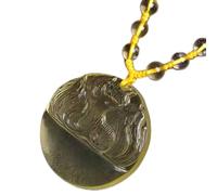 YIHANSS Colliers Feng Shui richesse Citrine Fox Pendant Collier guérison Chakra Crystal Amulet Lucky Wealth Ward Off Evil Spirits Collier pour femmes hommes